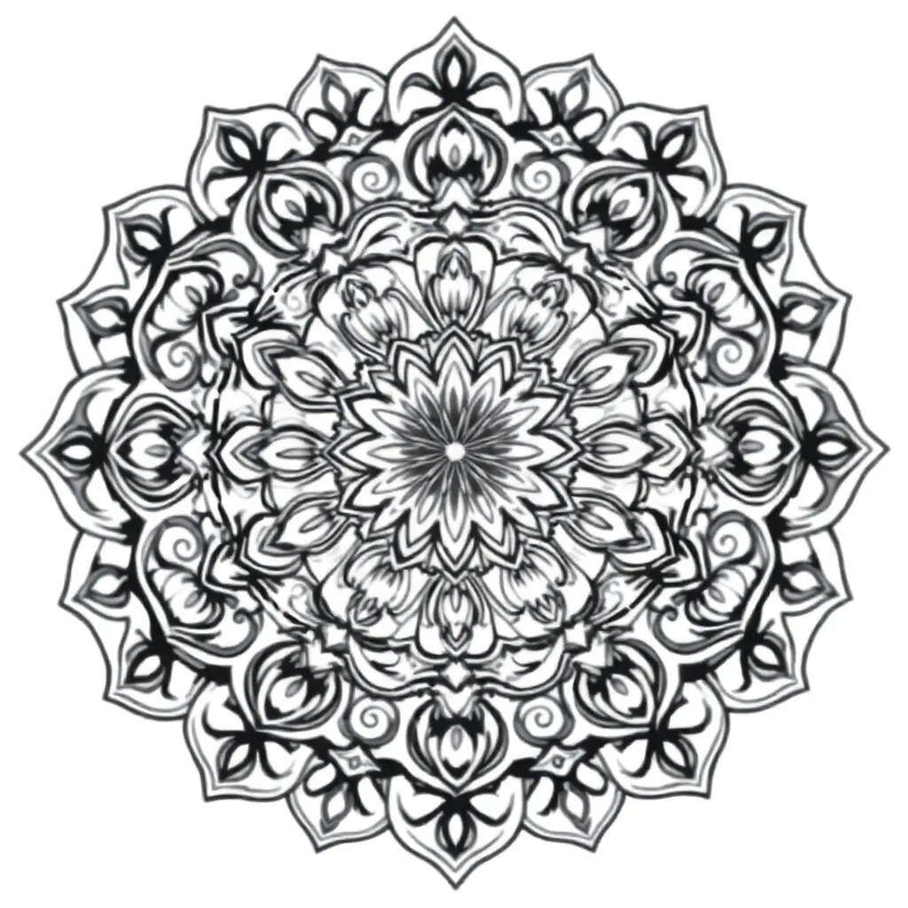 Mandalas coloring page