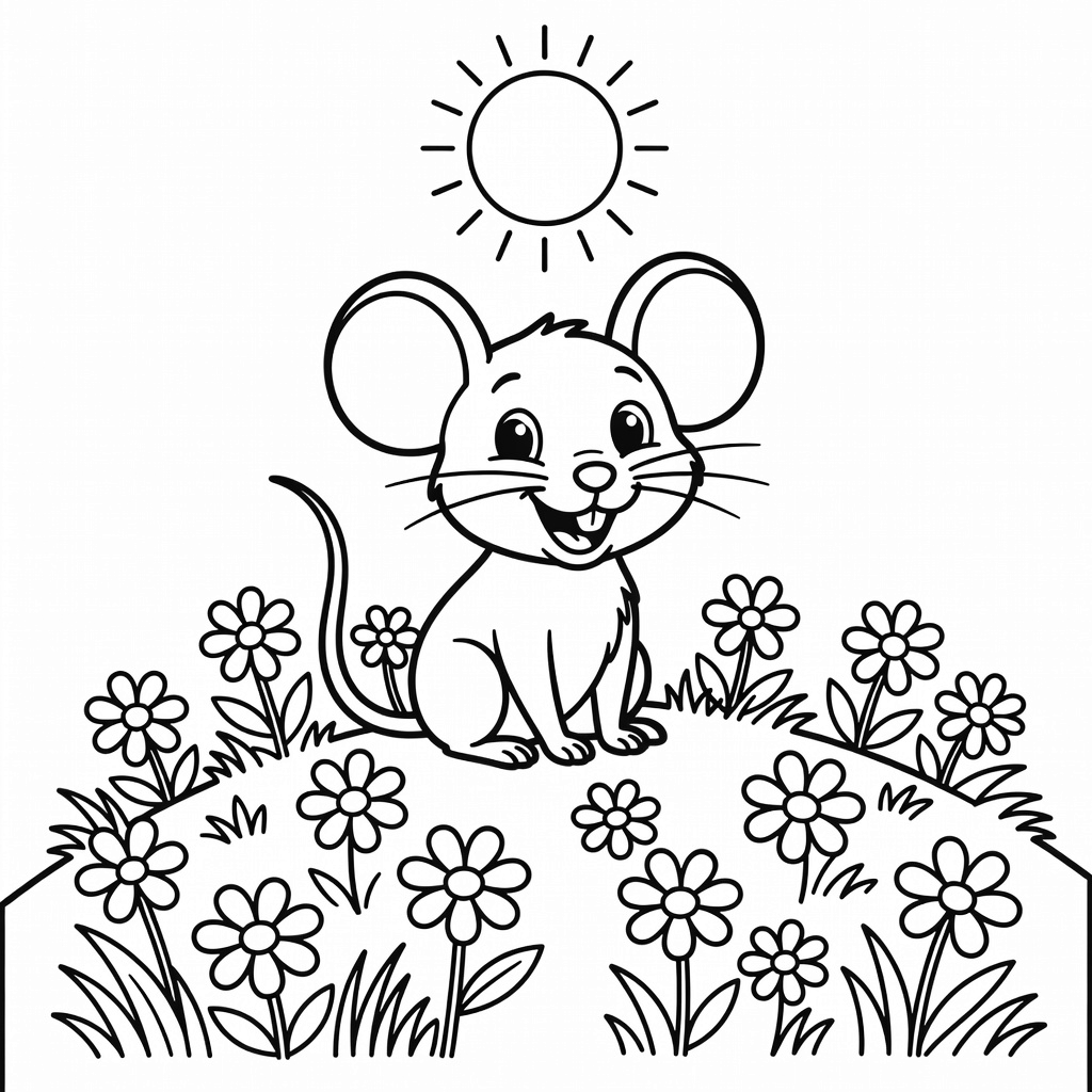 Mickey Mouse coloring page
