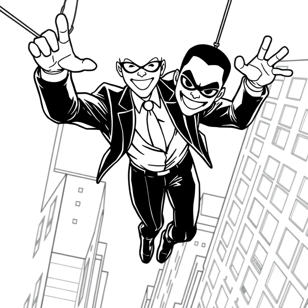Miles Morales coloring page