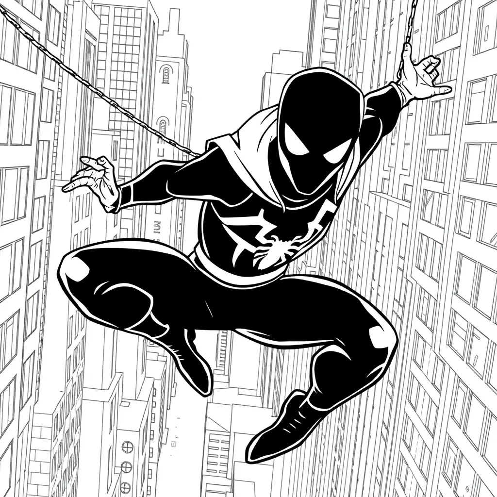 Miles Morales coloring page