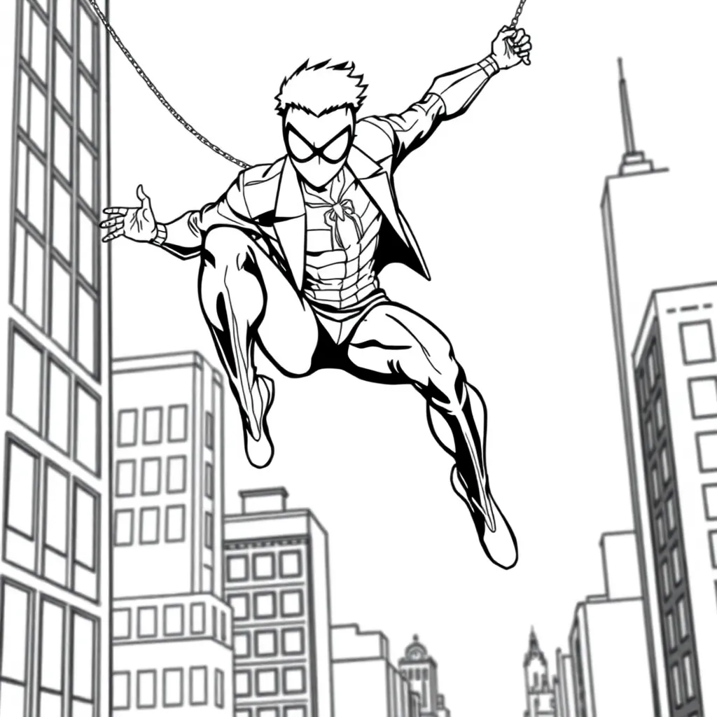Miles Morales coloring page
