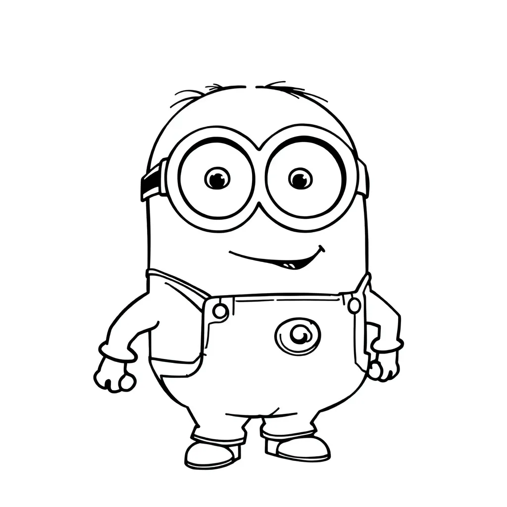 Minions coloring page