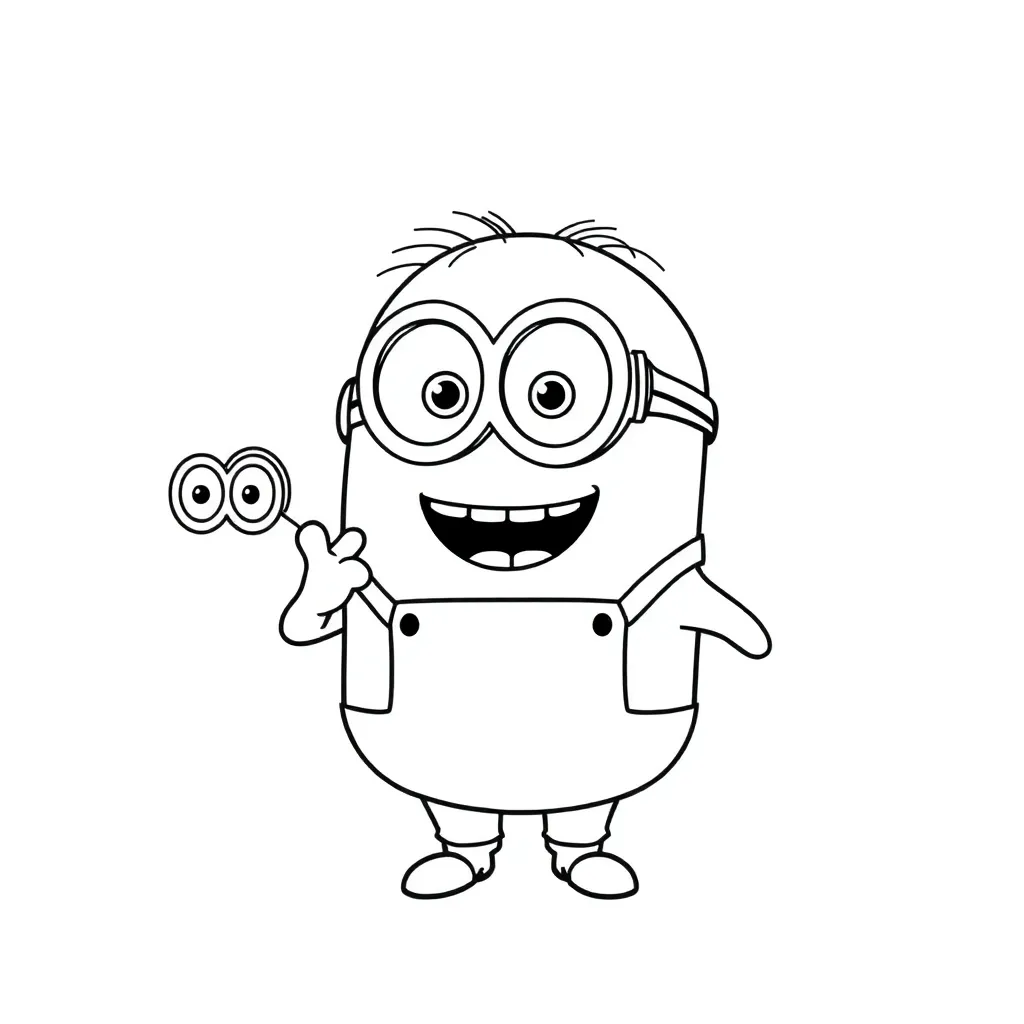 Minions coloring page