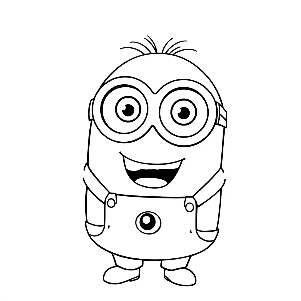 Minions coloring page