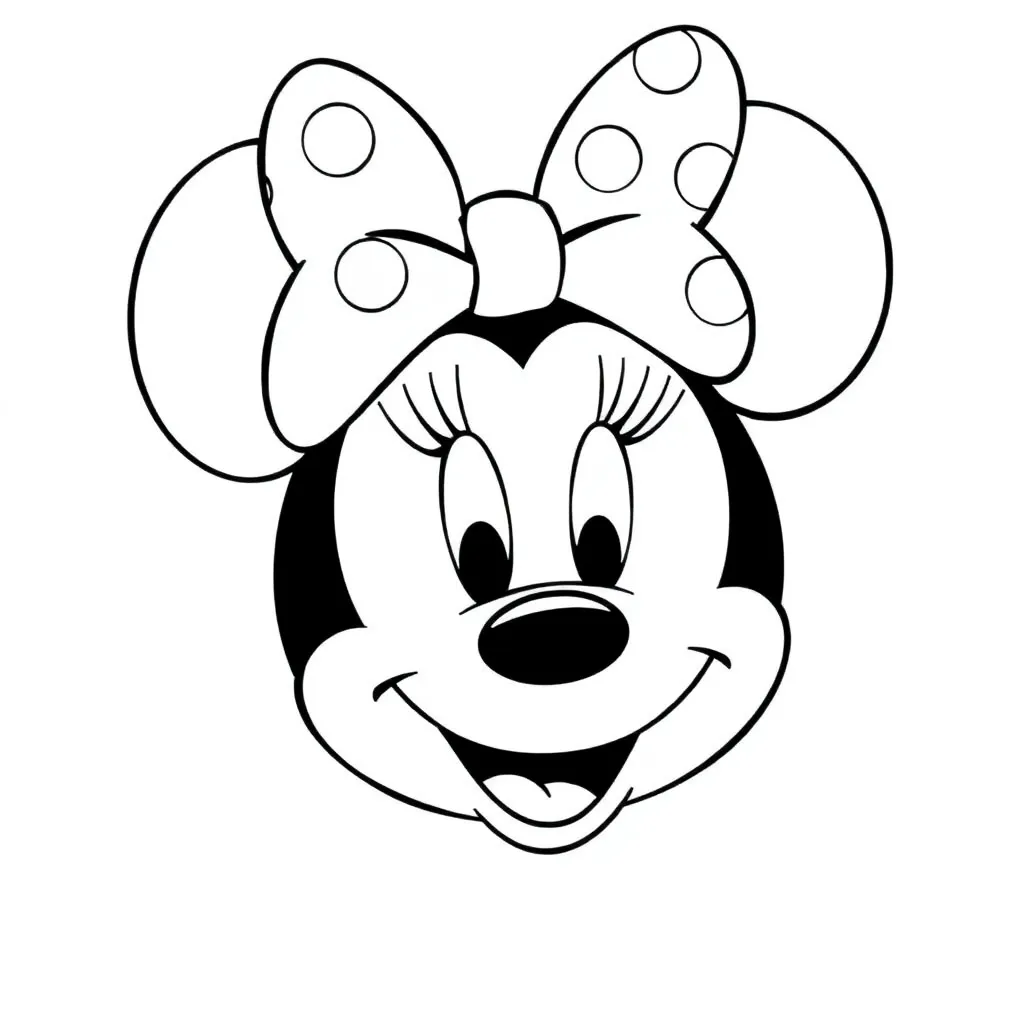 Minnie Mouse coloring page