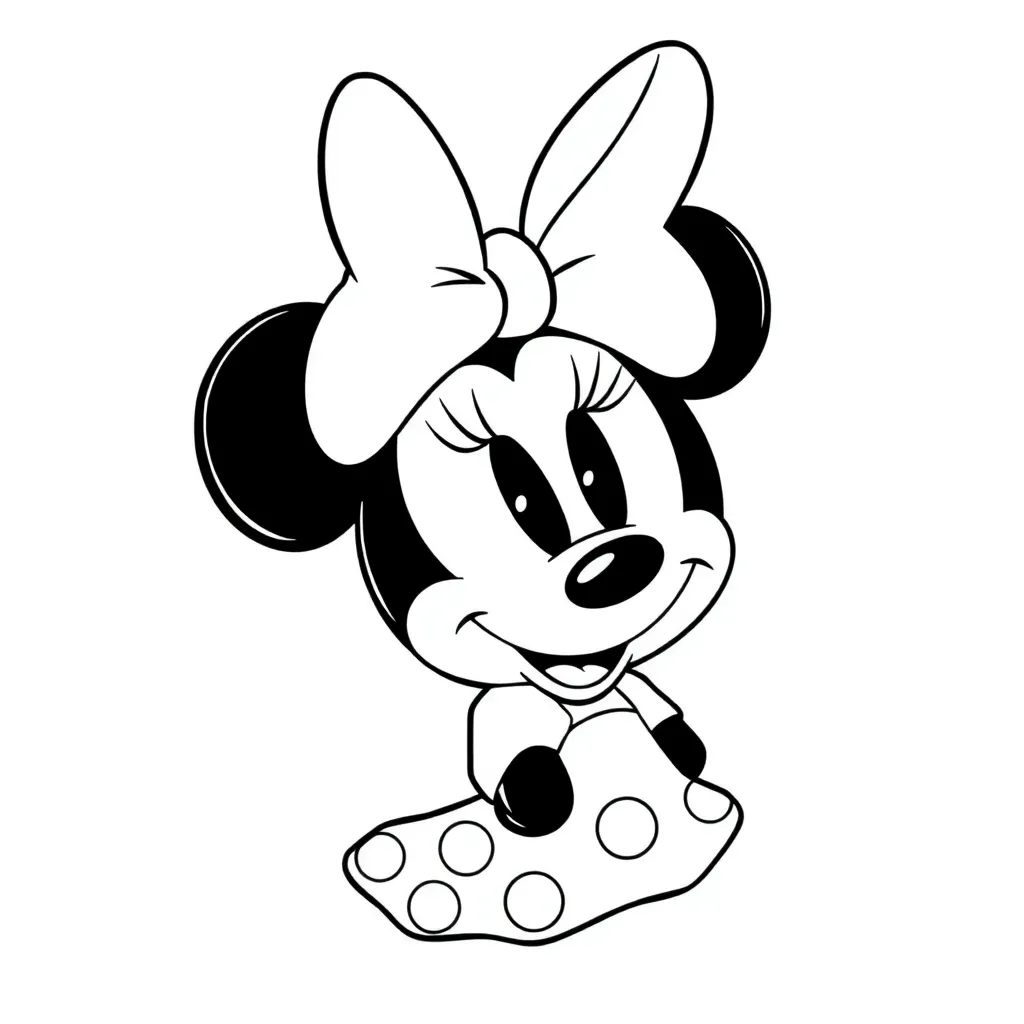 Minnie Mouse coloring page