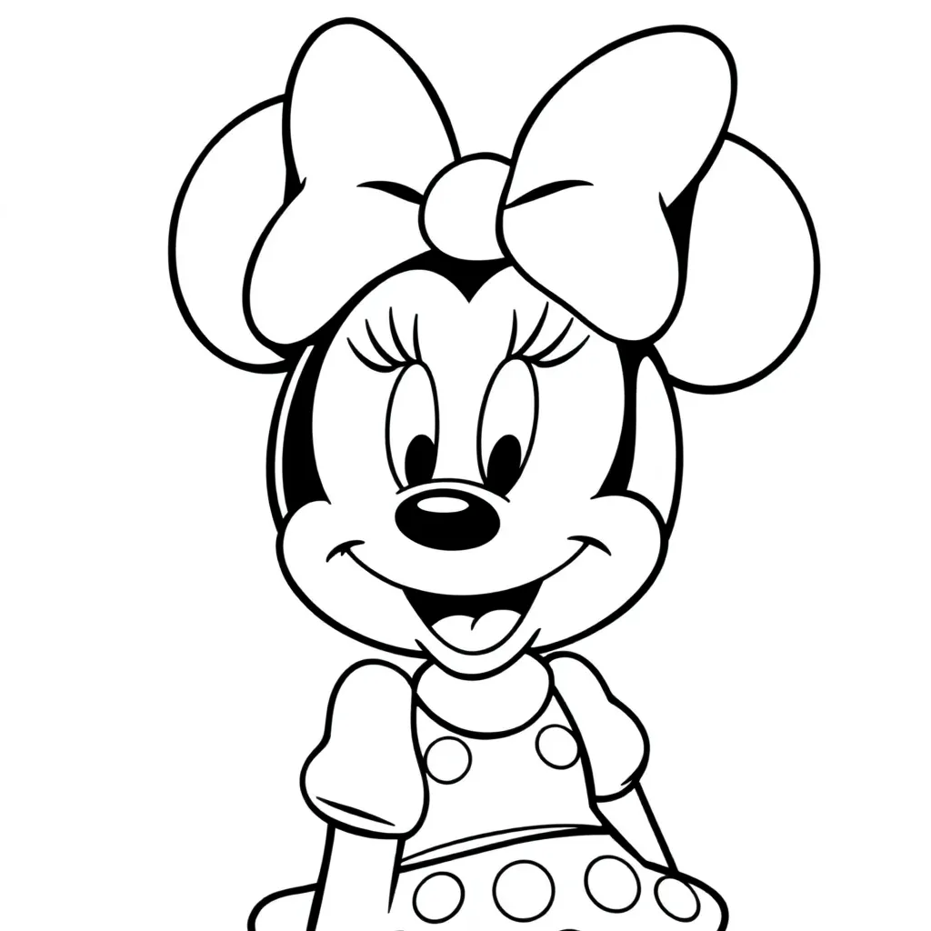 Minnie Mouse coloring page