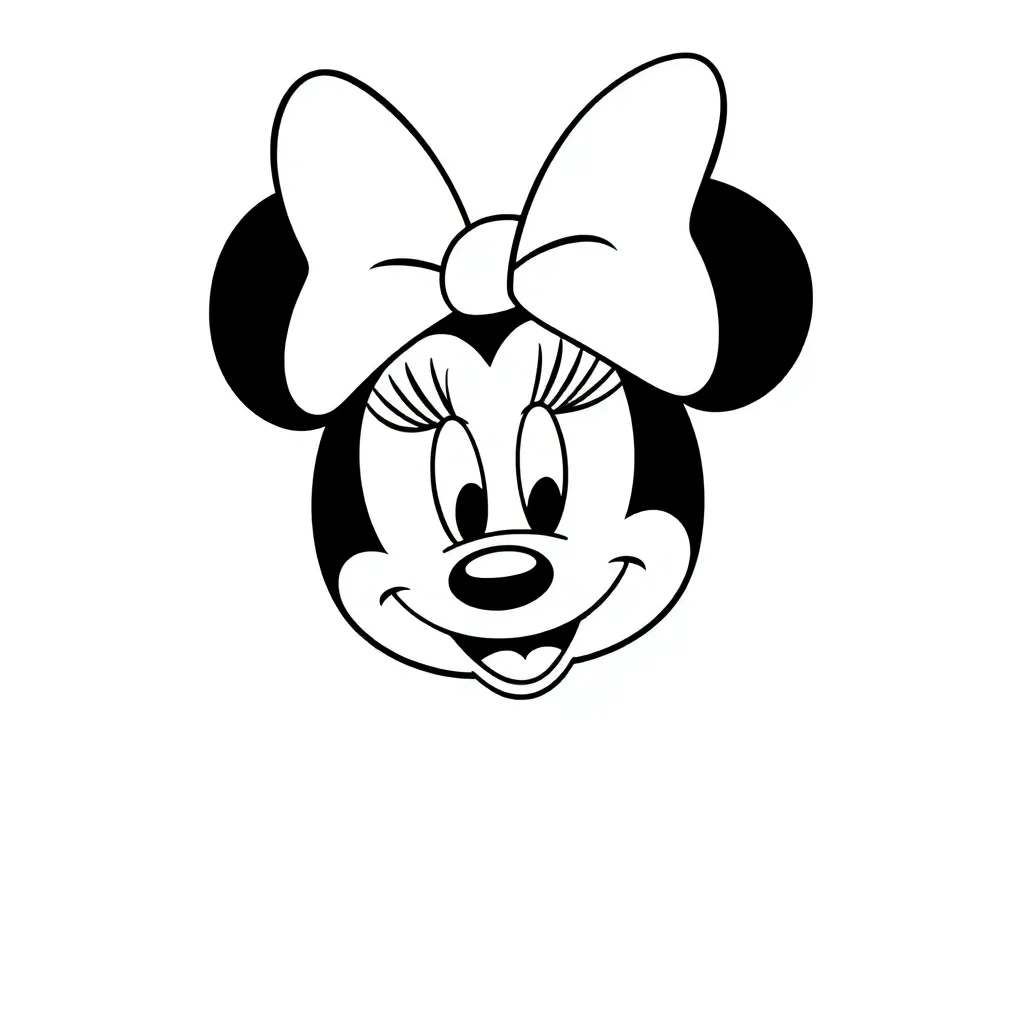 Minnie Mouse coloring page