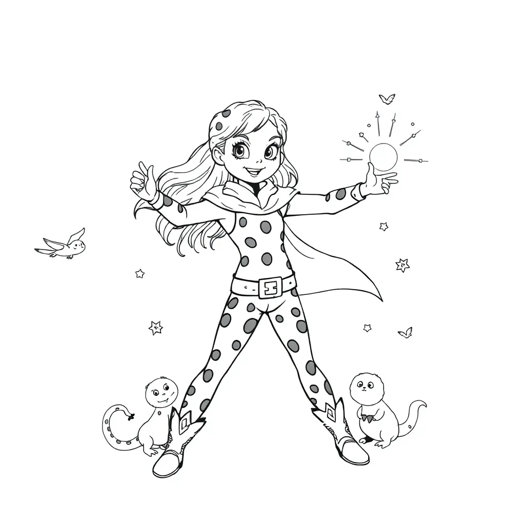 Miraculous Ladybug coloring page