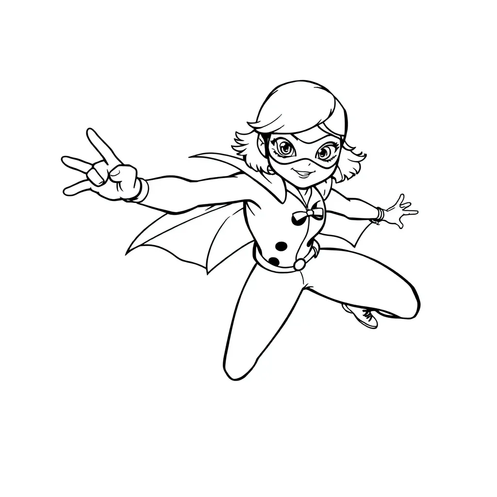 Miraculous Ladybug coloring page
