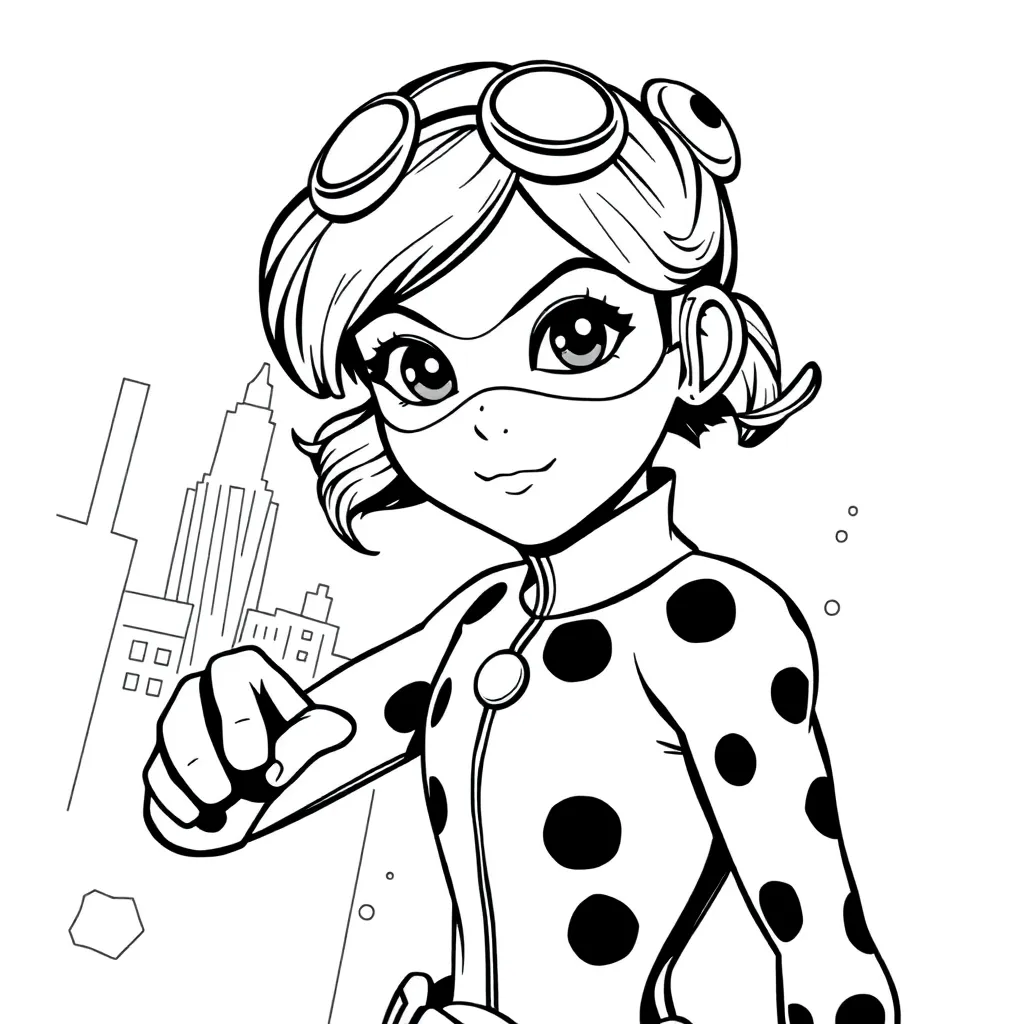 Miraculous Ladybug coloring page