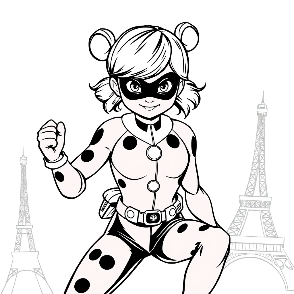 Miraculous Ladybug coloring page