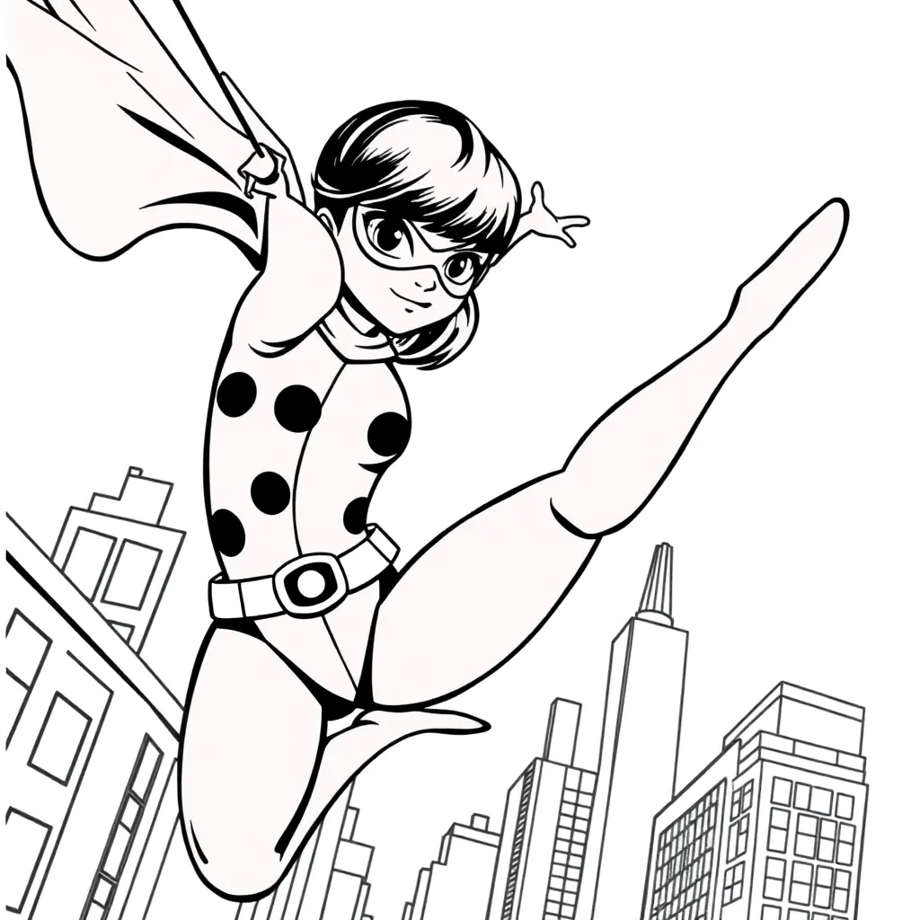Miraculous Ladybug coloring page
