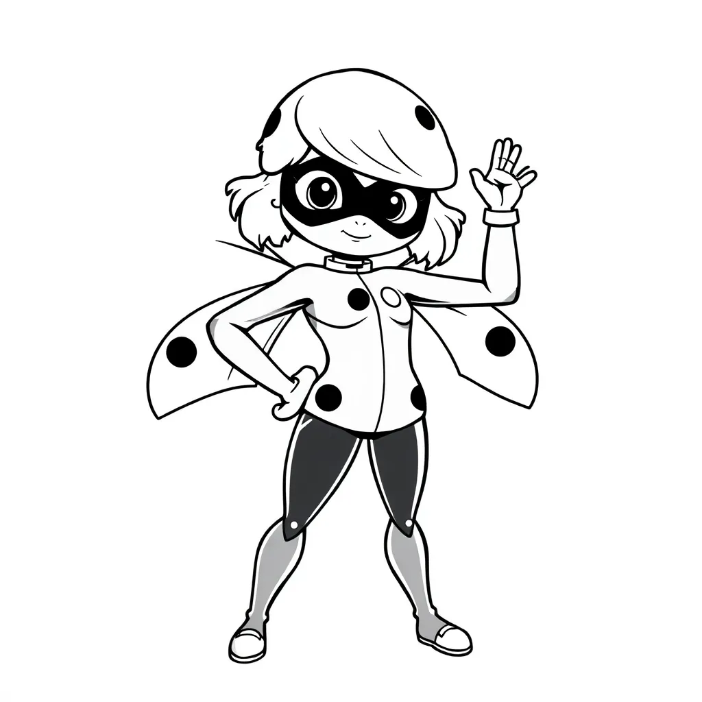 Miraculous Ladybug coloring page