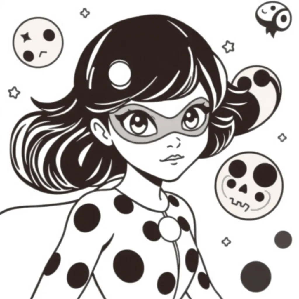 Miraculous Ladybug coloring page