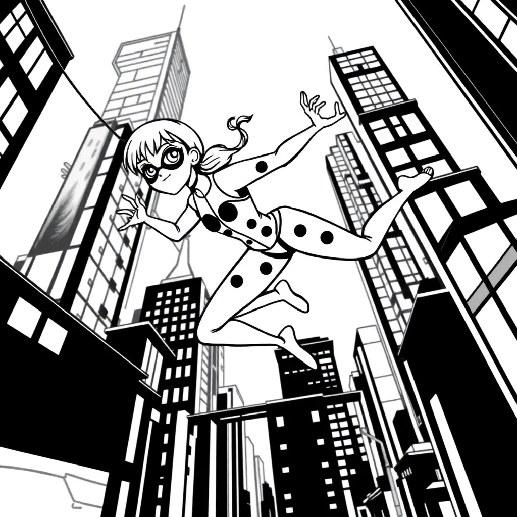 Miraculous Ladybug coloring page