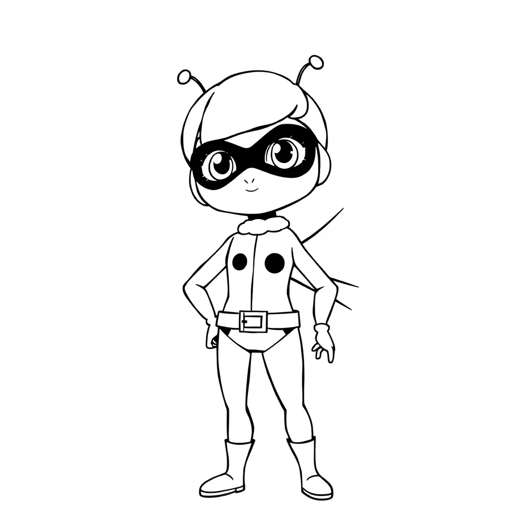 Miraculous Ladybug coloring page