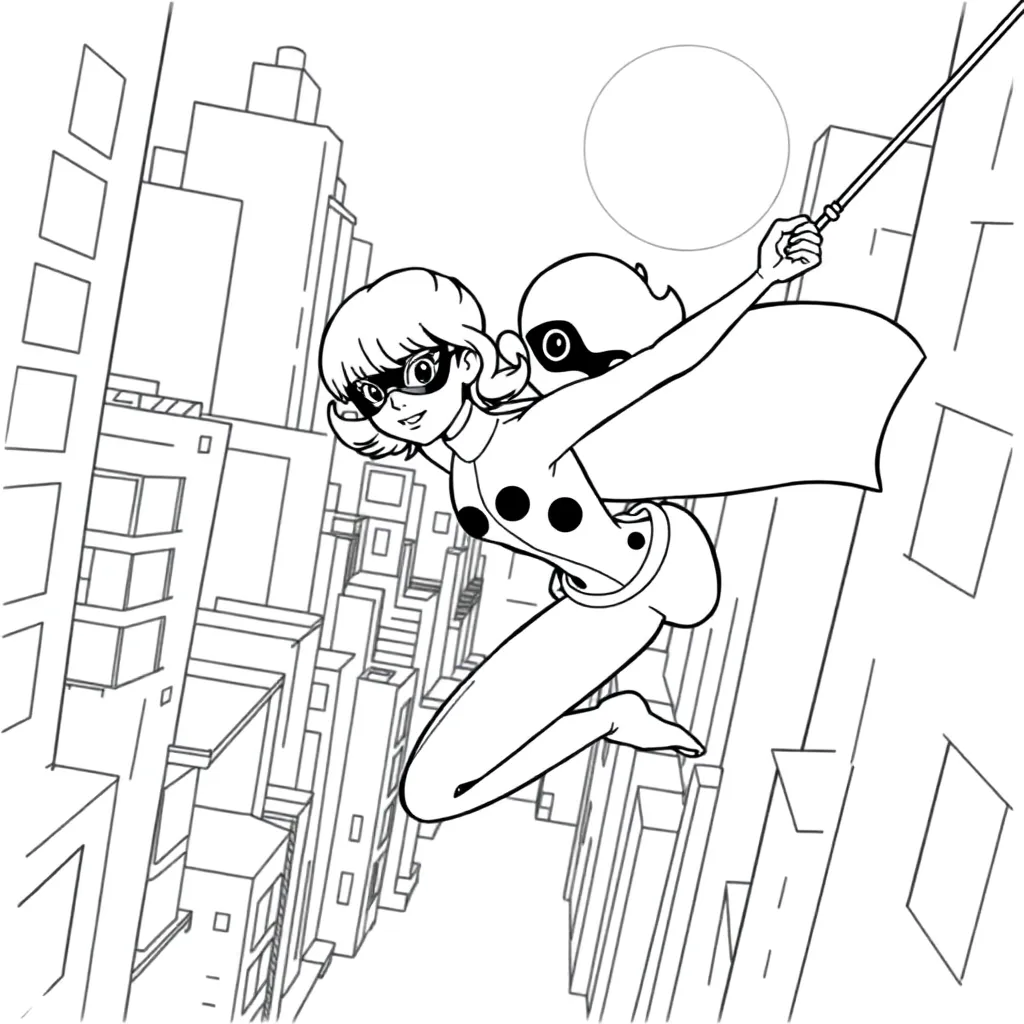 Miraculous Ladybug coloring page