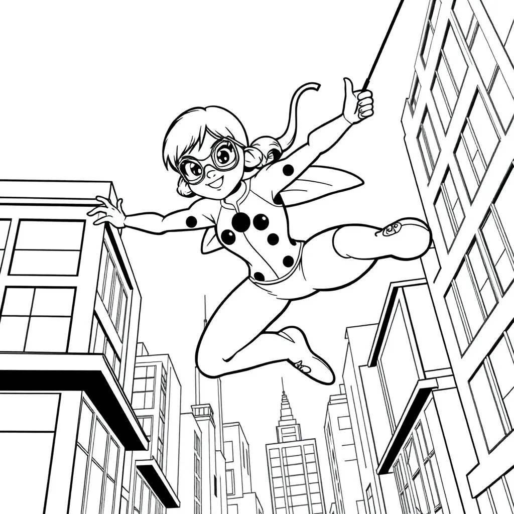 Miraculous Ladybug coloring page