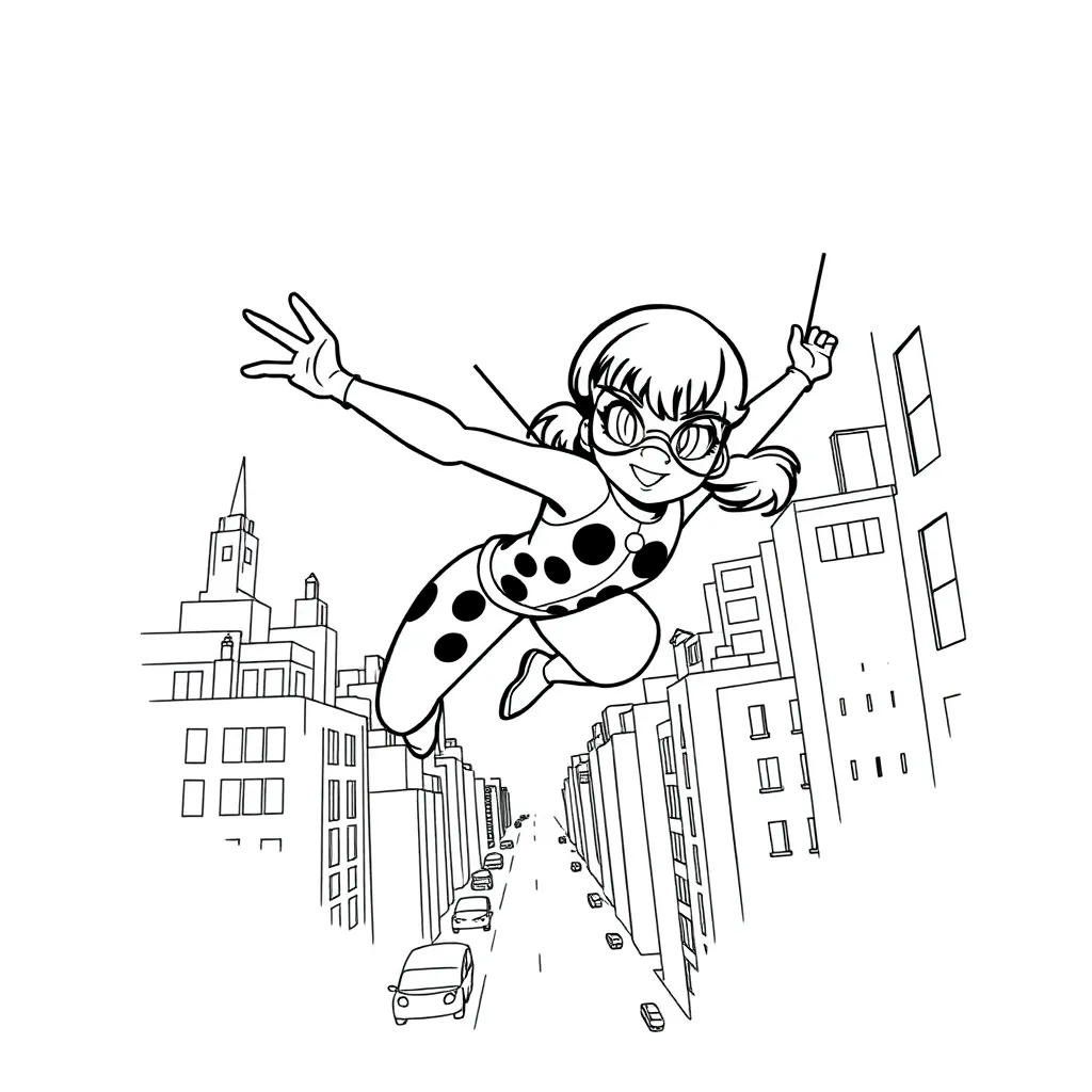 Miraculous Ladybug coloring page
