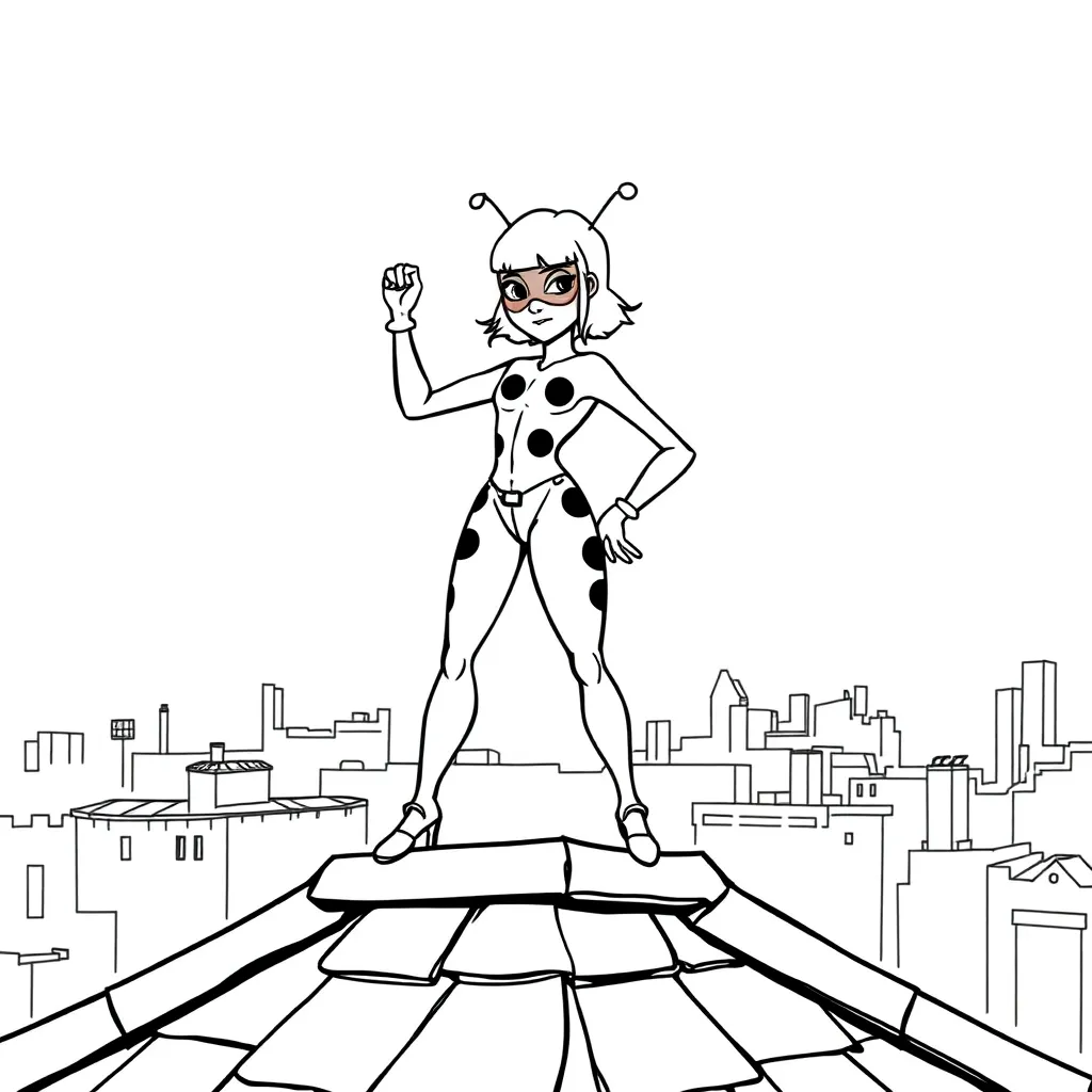 Miraculous Ladybug coloring page