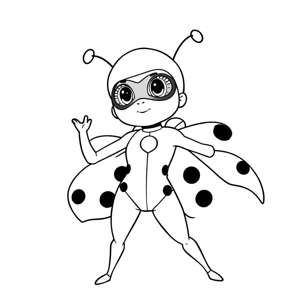 Miraculous Ladybug coloring page