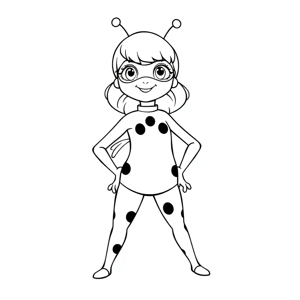 Miraculous Ladybug coloring page