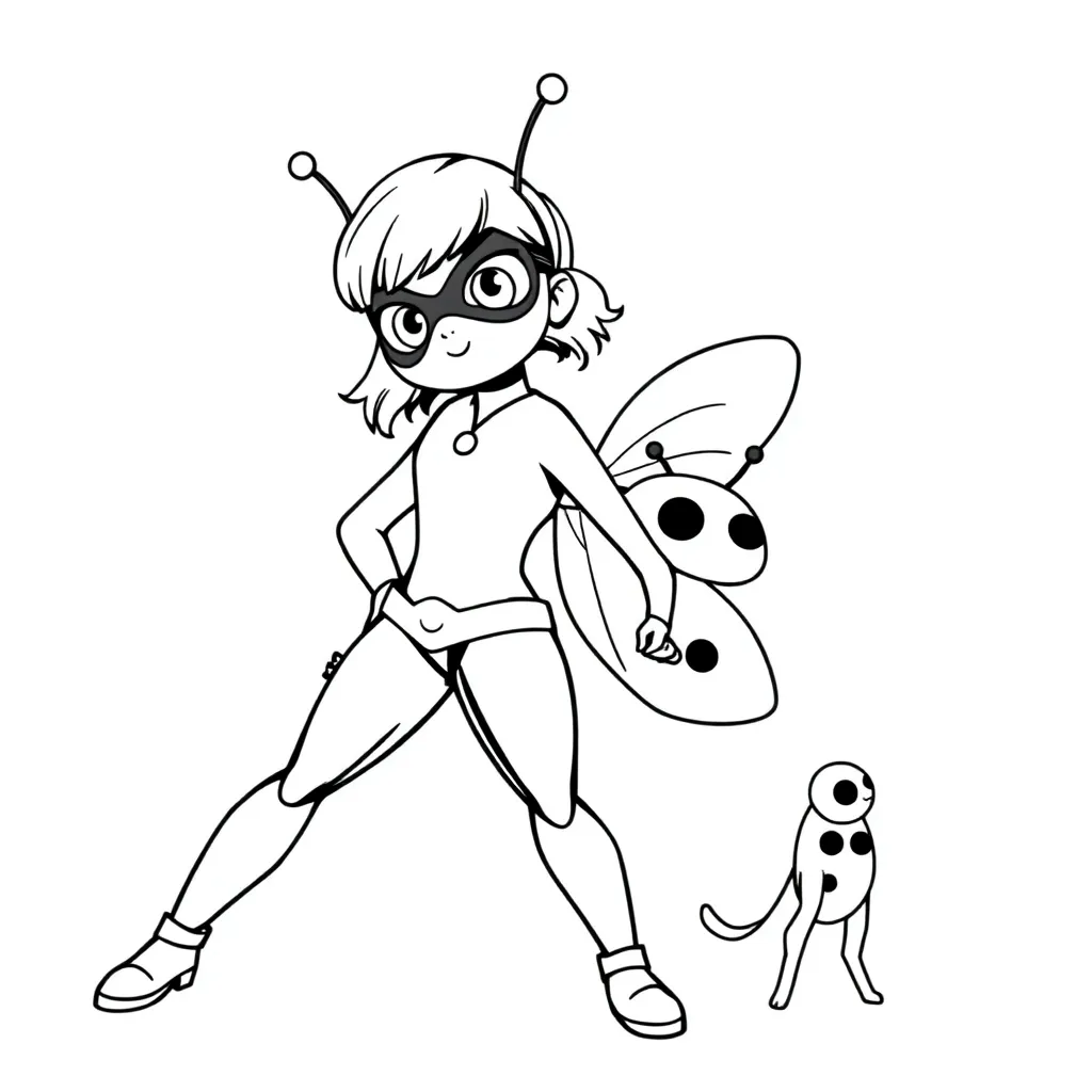 Miraculous Ladybug coloring page