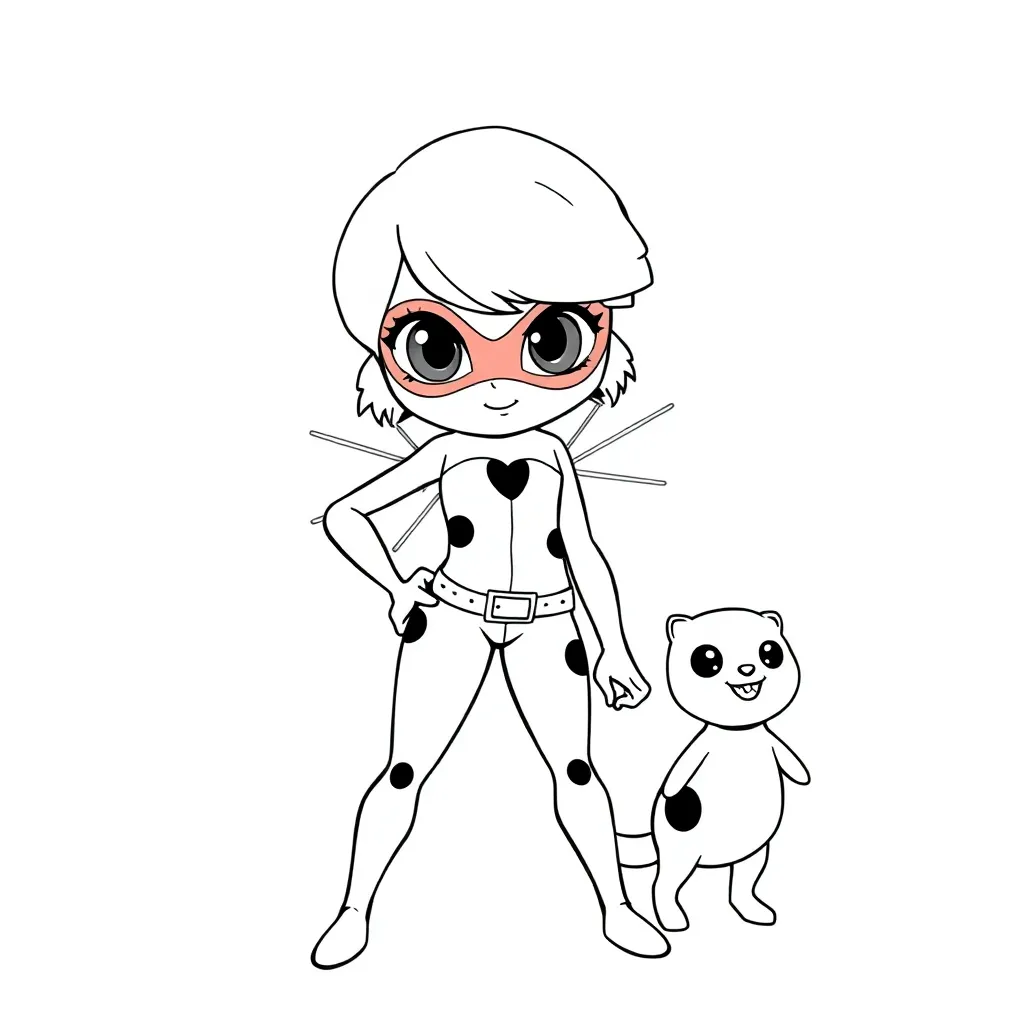 Miraculous Ladybug coloring page