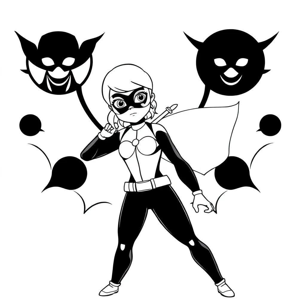 Miraculous Ladybug coloring page
