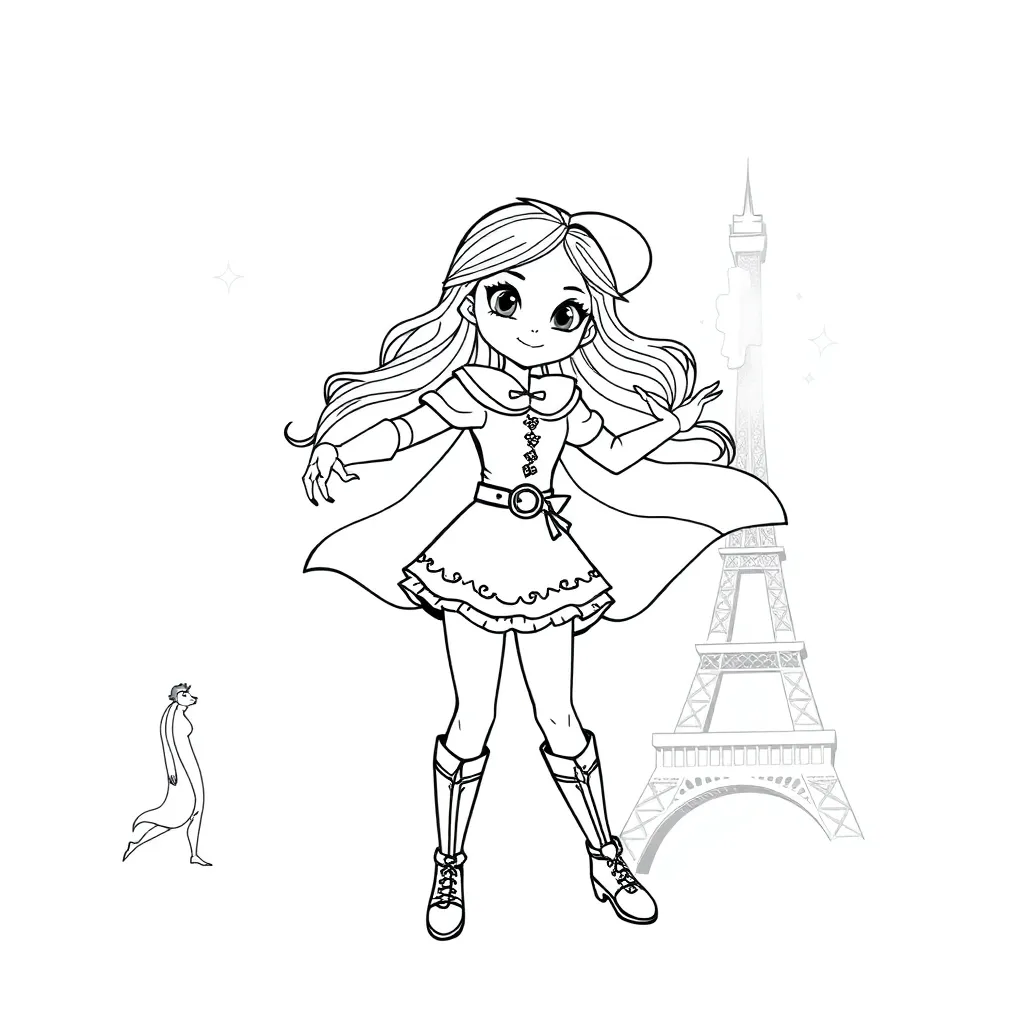 Miraculous Ladybug coloring page