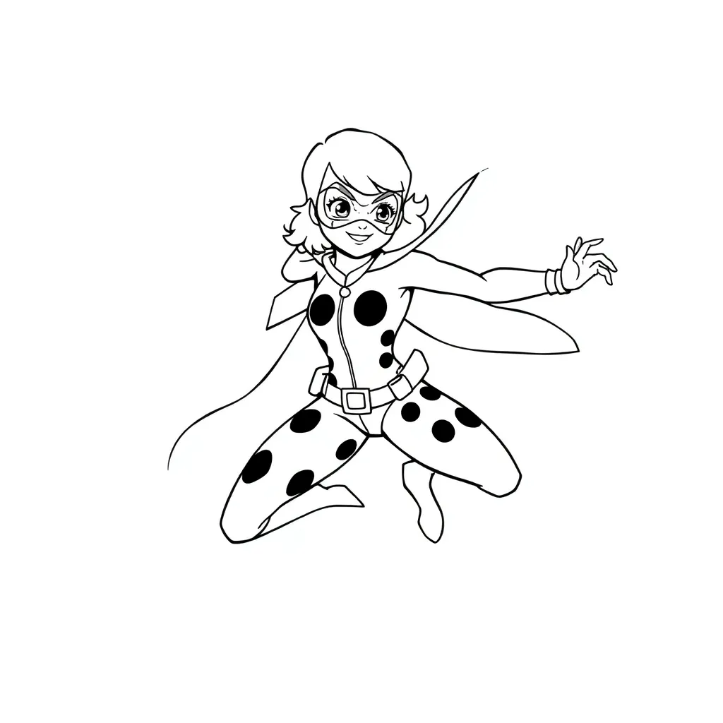Miraculous Ladybug coloring page