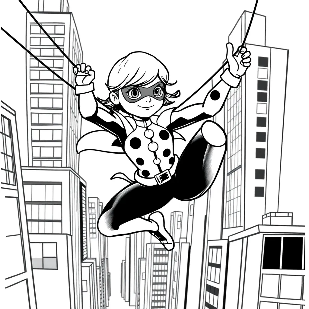Miraculous Ladybug coloring page