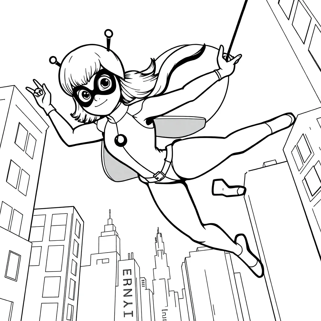 Miraculous Ladybug coloring page