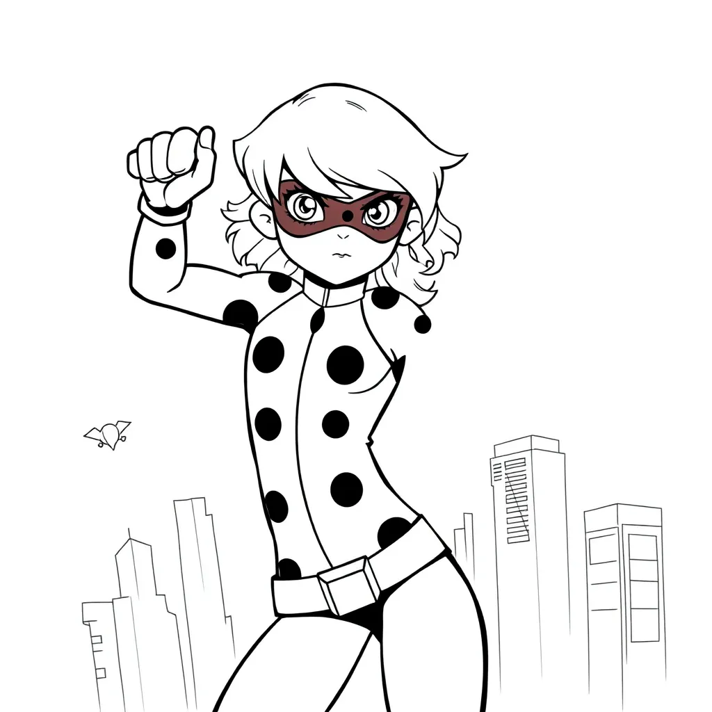Miraculous Ladybug coloring page