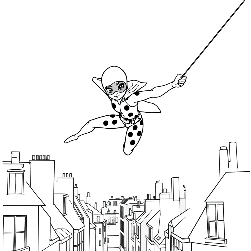 Miraculous Ladybug coloring page