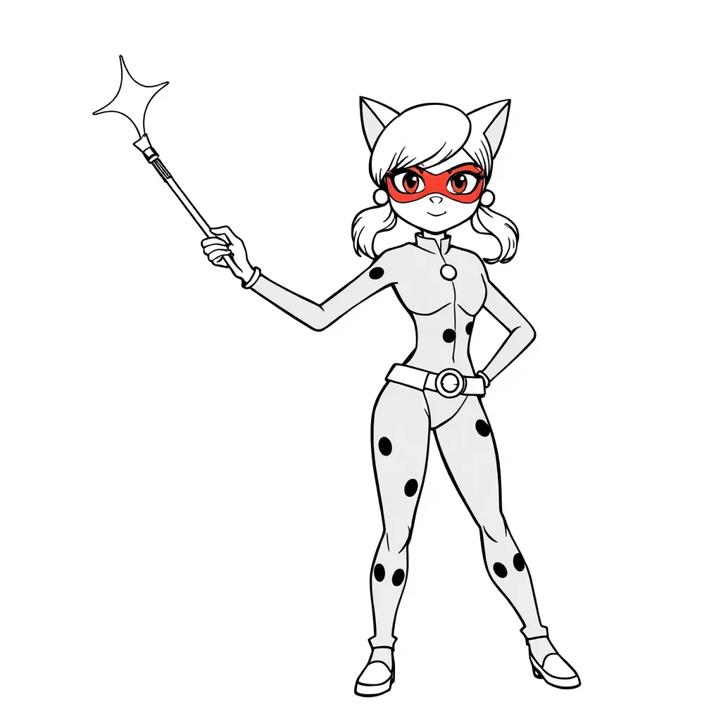 Miraculous Ladybug coloring page