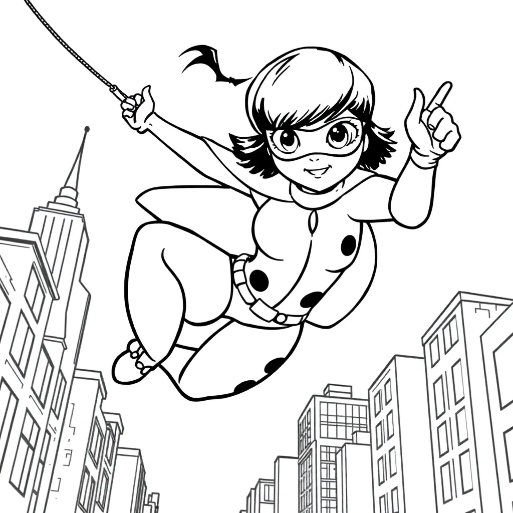 Miraculous Ladybug coloring page