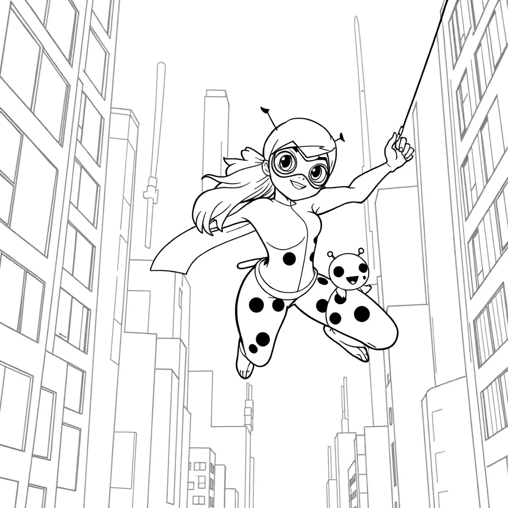 Miraculous Ladybug coloring page