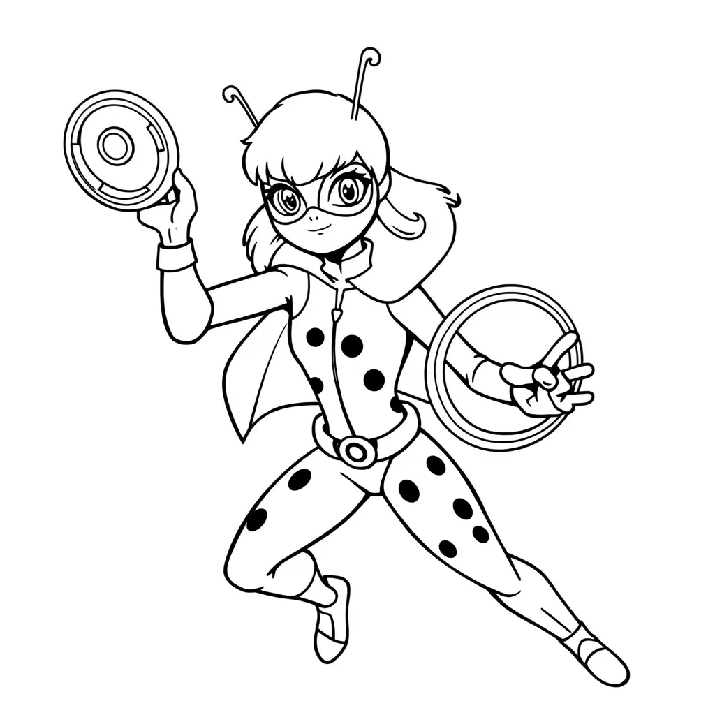 Miraculous Ladybug coloring page