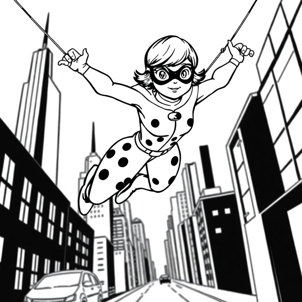 Miraculous Ladybug coloring page