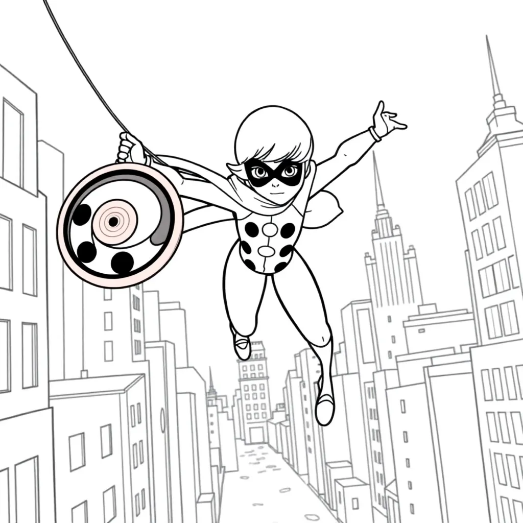 Miraculous Ladybug coloring page
