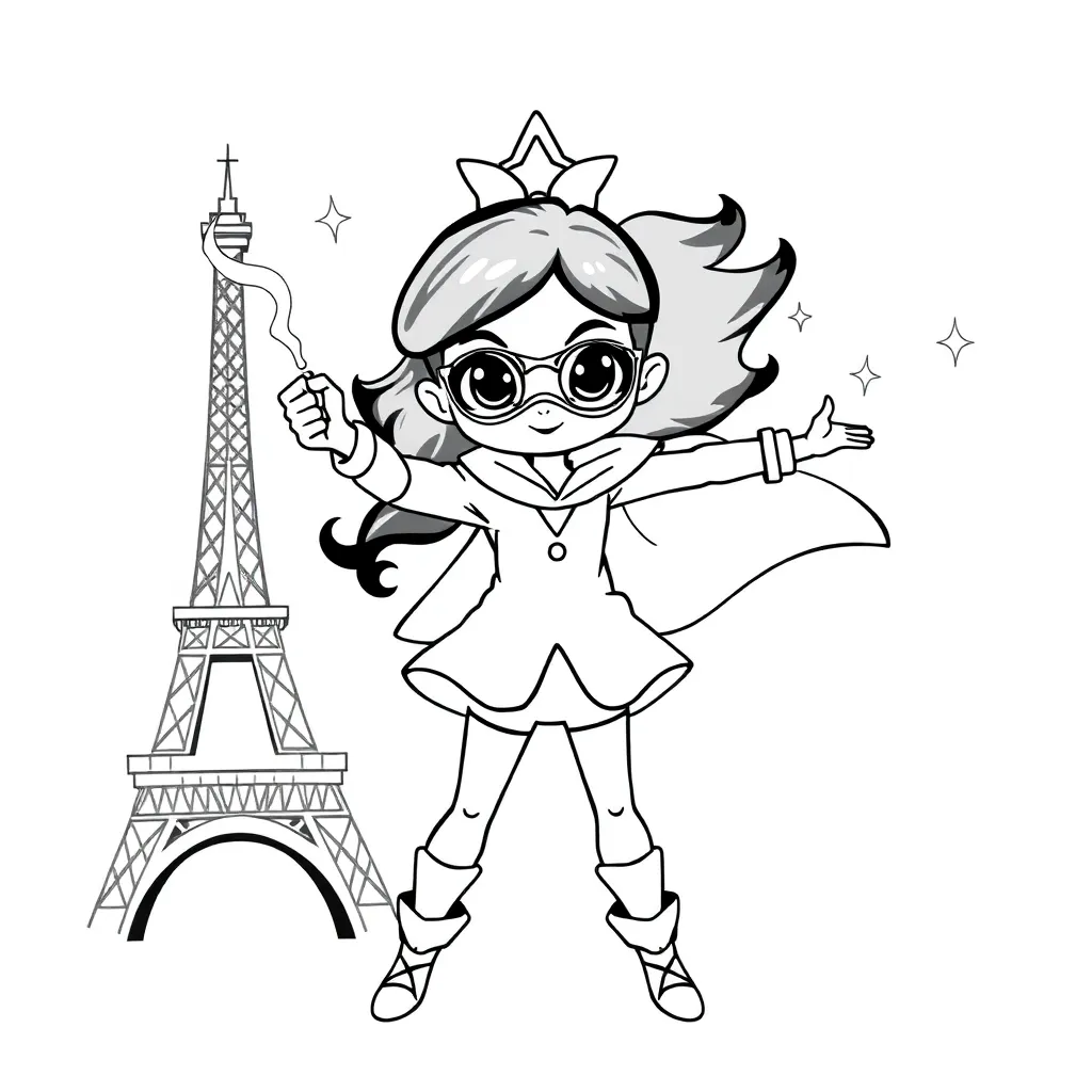 Miraculous Ladybug coloring page