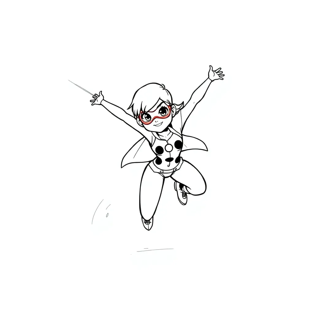 Miraculous Ladybug coloring page