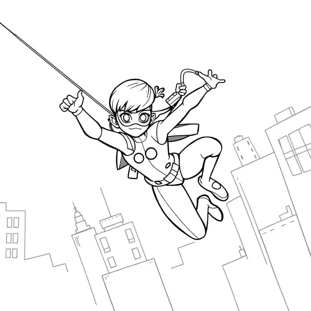 Miraculous Ladybug coloring page
