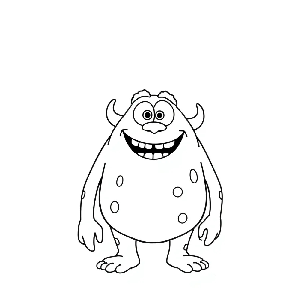 Monsters Inc coloring page