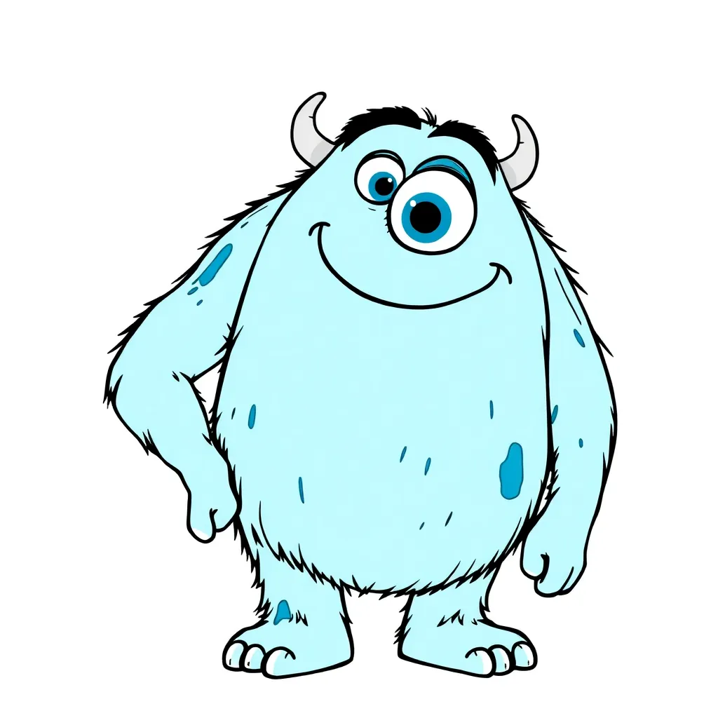 Monsters Inc coloring page