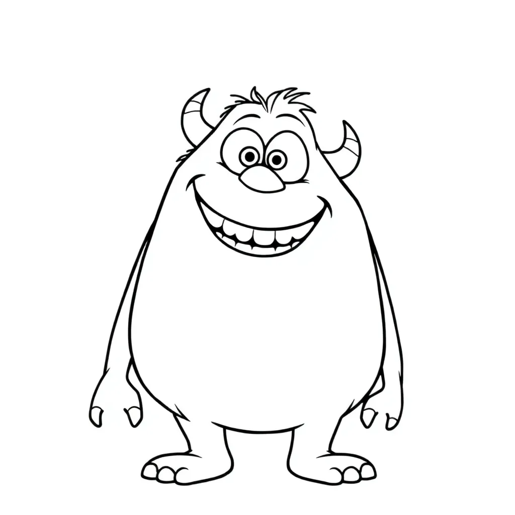 Monsters Inc coloring page