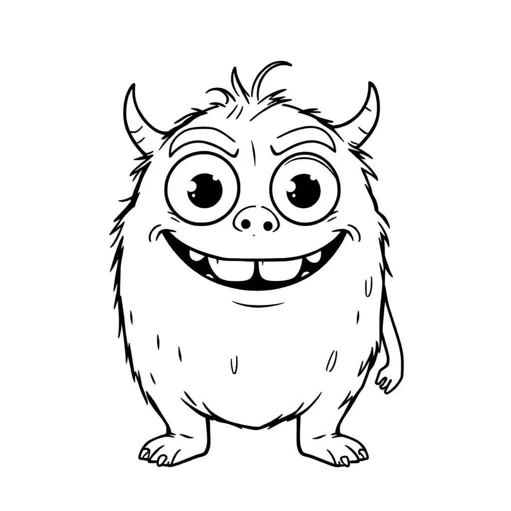 Monsters Inc coloring page