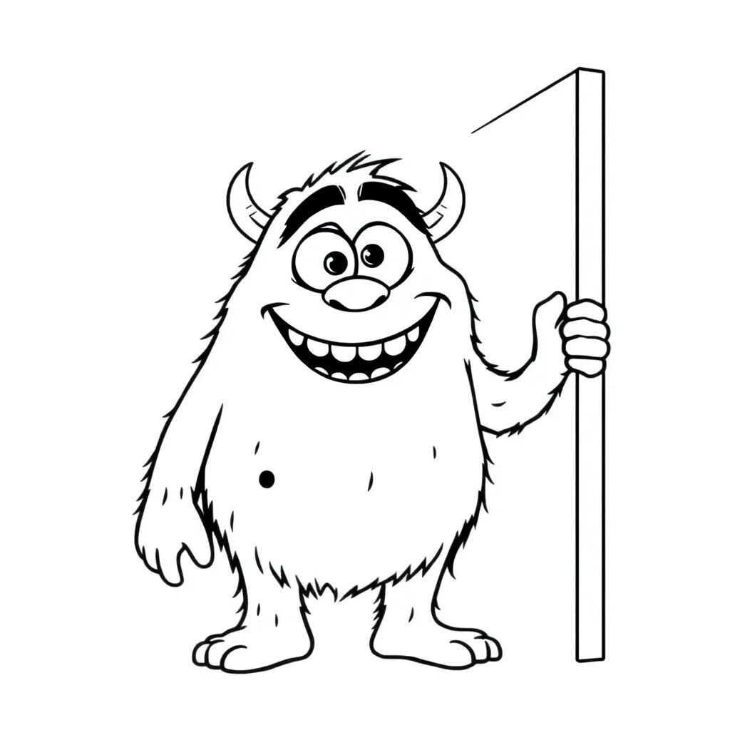 Monsters Inc coloring page